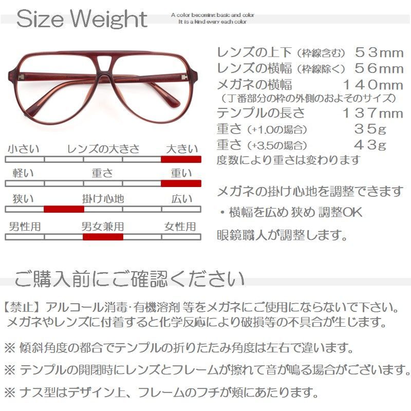 日本製 レトロ老眼鏡 鯖江製 大きい 大きめ BIG ティアドロップ ナス型 