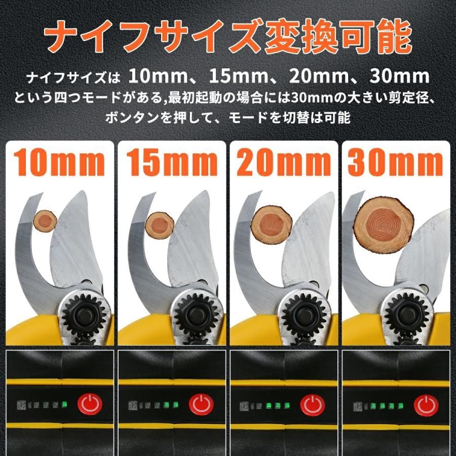 切断直径30mm 電動ハサミ