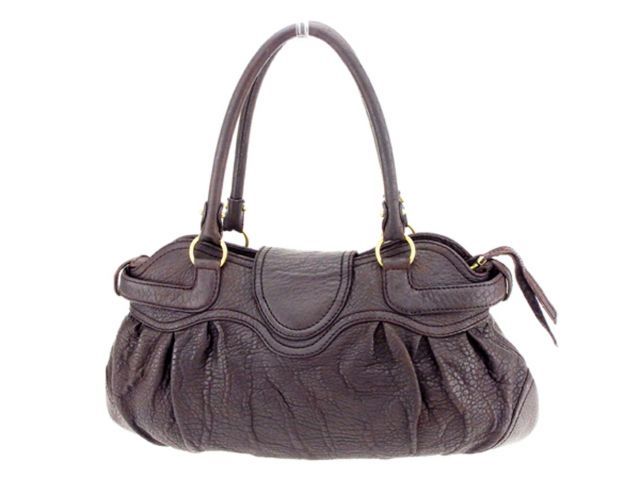 美品　レディース　ショルダー　バッグ 極美品✨ミュウミュウ ショルダー コンフィデンシャル レザー 水色