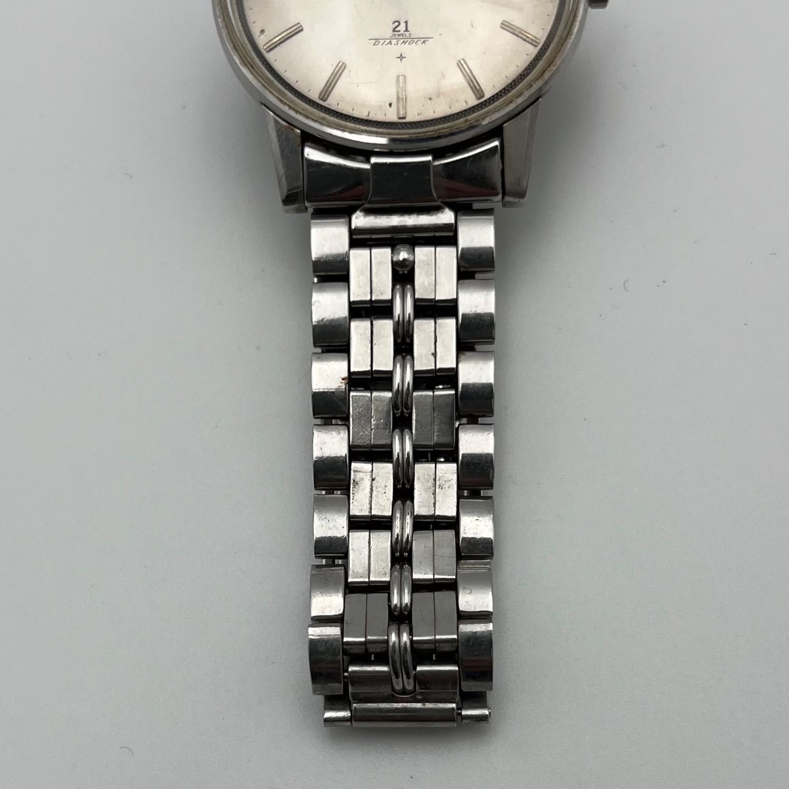 中古】SEIKO/SKYLINER DIASHOCK 21 JEWELS/セイコー/シルバー