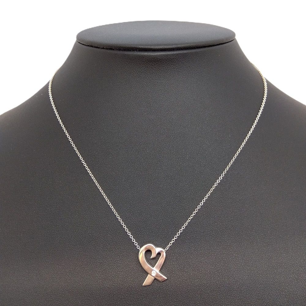 TIFFANY&Co.　ラビングハート　ネックレス　1Pダイヤ　SV925 楽天市場】Tiffany&Co.(ティファニー) ネックレス ラビング