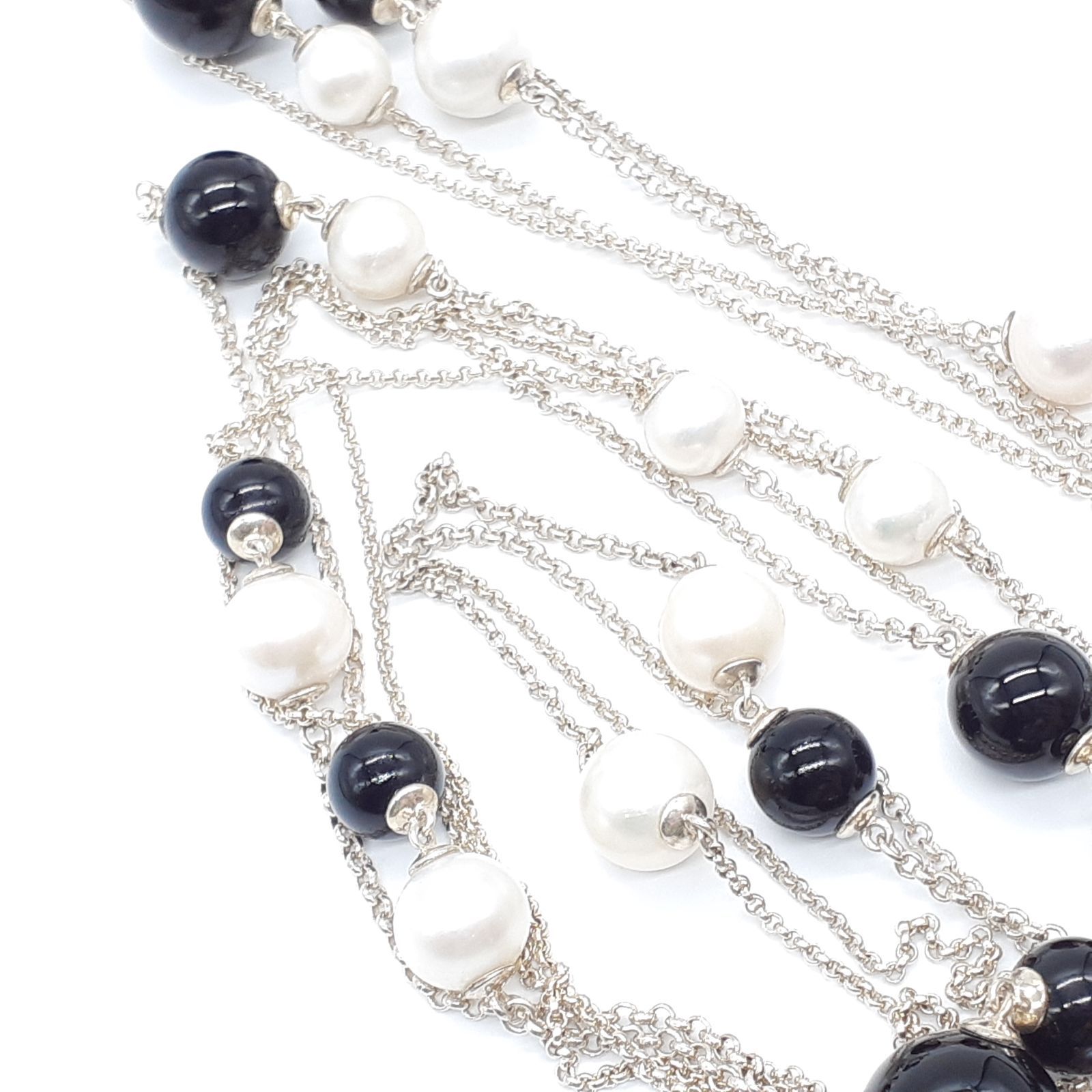 GEORG JENSEN ジョージジェンセン ネックレス ロング スフィア 