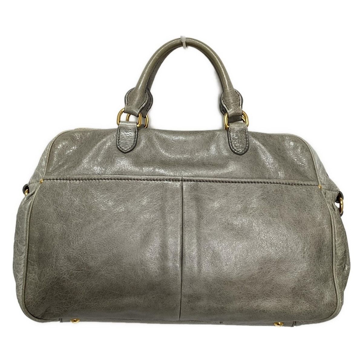 miumiu(ミュウミュウ) ハンドバッグ - RN0539 ライトカーキ