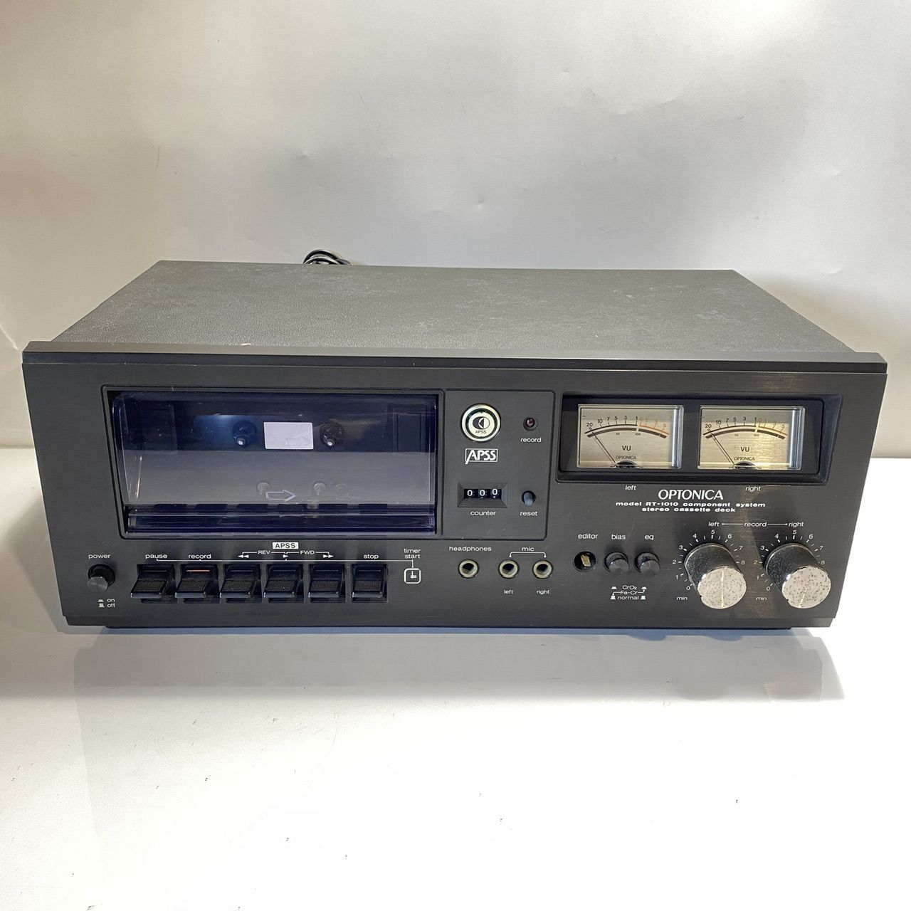SHARP シャープ OPTONICA オプトニカ RT-1010 ステレオ カセットデッキ
