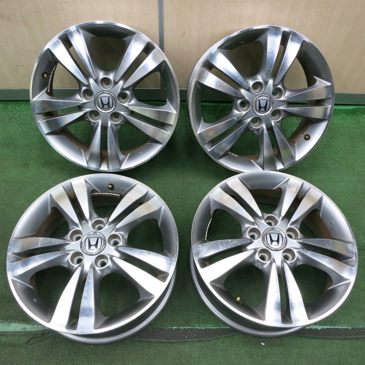 送料無料* 4本価格☆ホンダ ストリーム RSZ 純正 ホイール 17