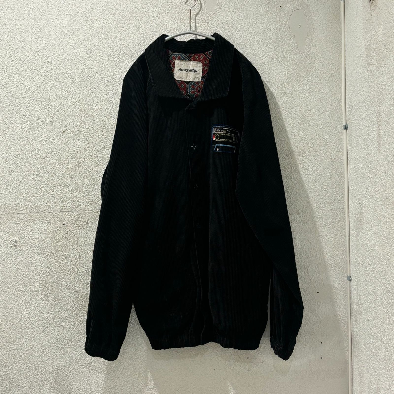 STORY MFG ストーリーエムエフジー コーデュロイ ジャケット ブラック