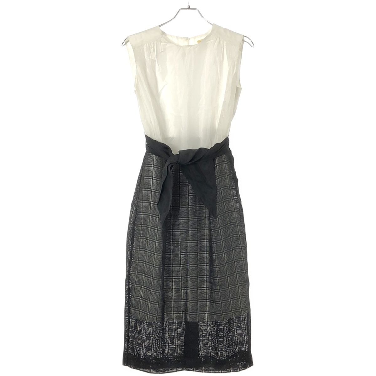 TOGA PULLA トーガ プルラ 14SS ノースリーブメッシュワンピース