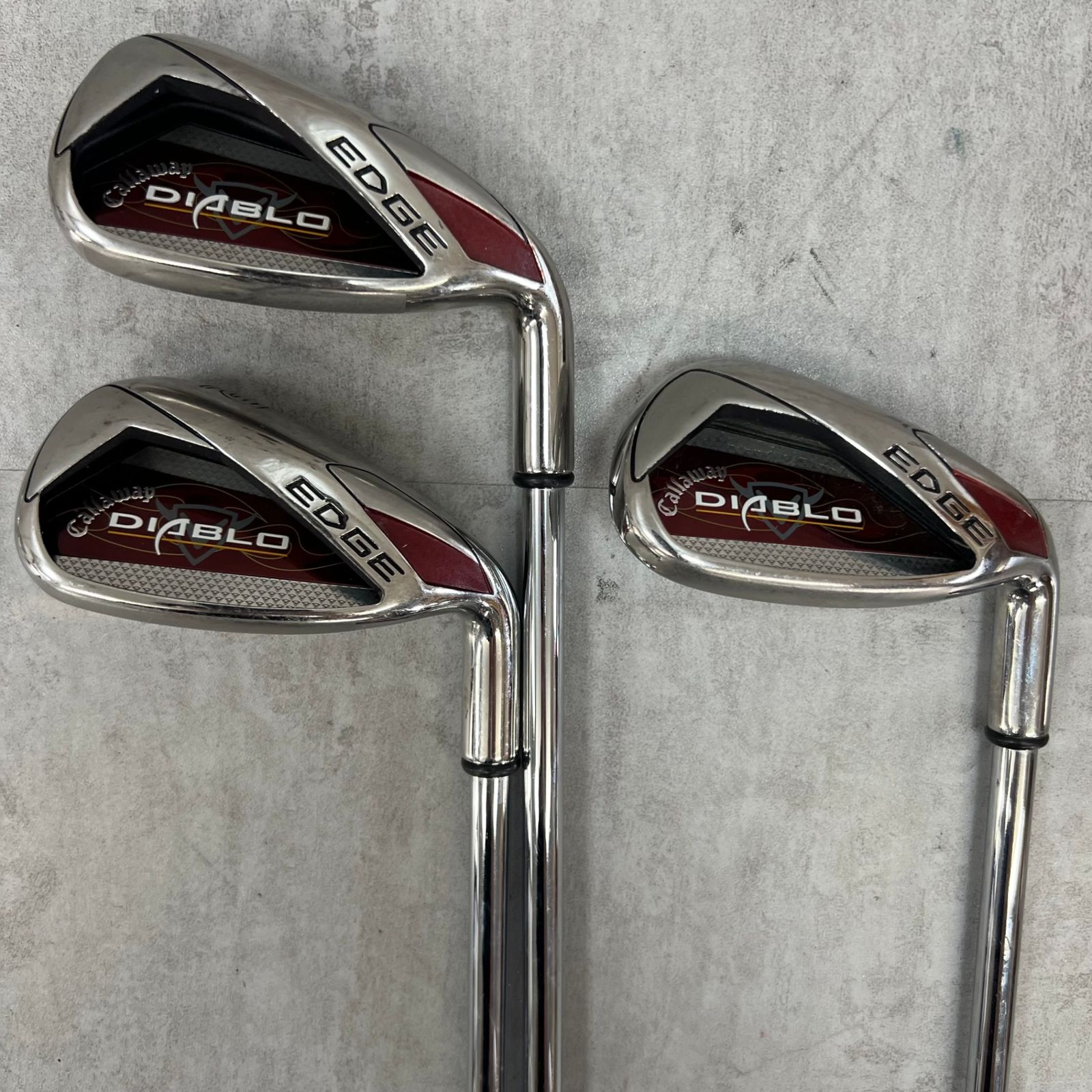 Callaway - 良品　キャロウェイ　ディアブロエッジ　メンズゴルフアイアン6本　右　S　スチール アイアンセット キャロウェイ ディアブロエッジ アイアン (USA