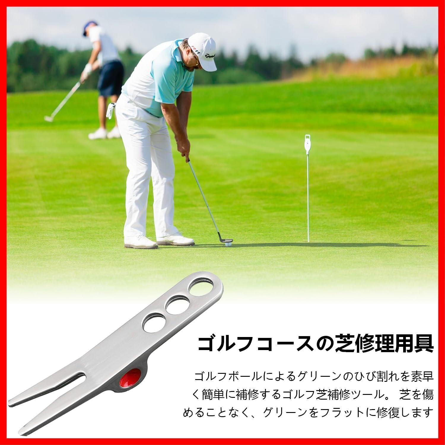 亜鉛合金材質滑り止め軽量 持ち運びゴルフ用品とアクセサリー