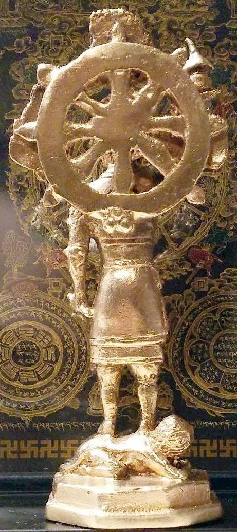 毘沙門天（多聞天）　仏像　銅製　全長10.8cm　仏教美術　七福神 毘沙門天（多聞天） 仏像 銅製 全長10.8cm 仏教美術 七福神