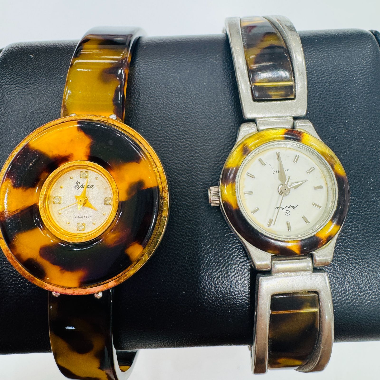 A【ヴィンテージ】EPOCA Mary Maison 腕時計 べっ甲 2点セット 