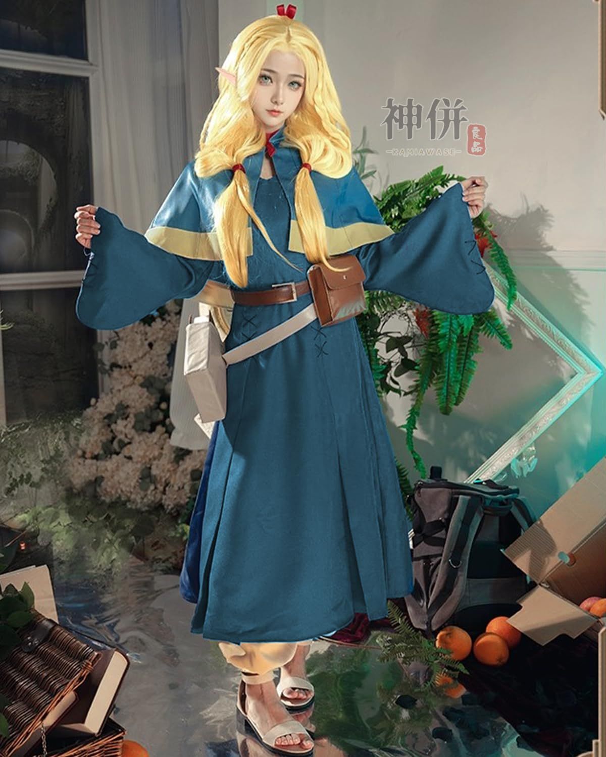 新着商品】[神併良品] ダンジョン飯 コスプレ ウィッグ付き