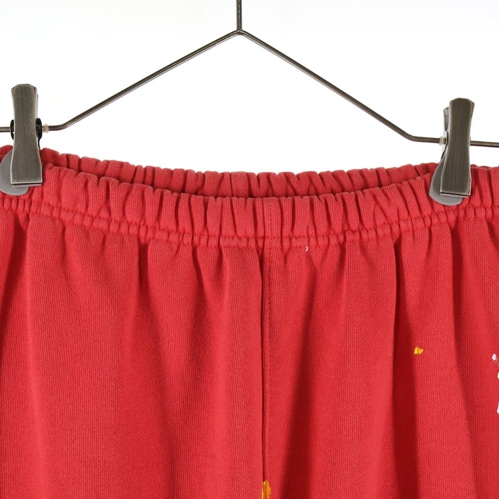 安心の全品国内発送！ GALLERY DEPT. ギャラリーデプト GD LOGO PAINTED FLARE SWEAT PANTS ロゴプリント ペイント加工 フ スウェットパンツ レッド