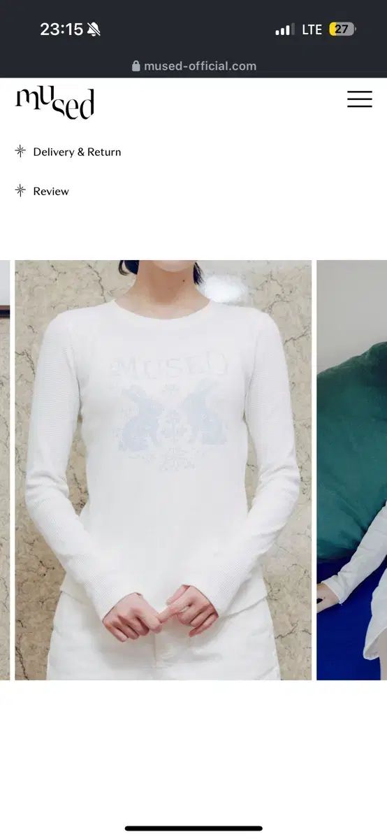 < >ミュゼド グラフィック 長袖 Tシャツ 販売しています