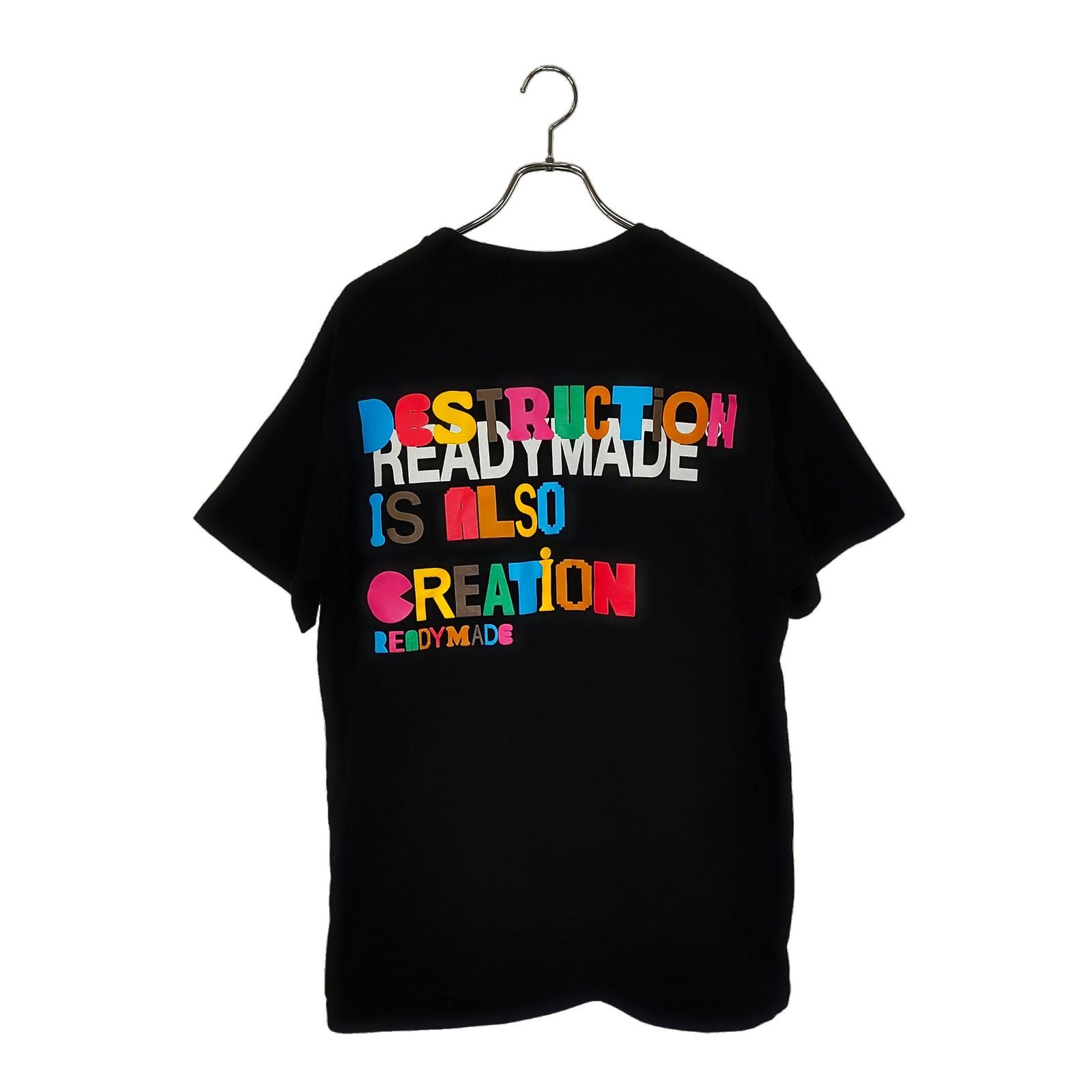 READYMADE レディメイド SMILE PRINT Tシャツ XL 黒 READYMADE レディ