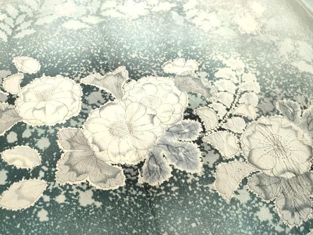 平和屋着物○越後十日町の一流染匠 桐屋・翠山工房 訪問着 絞り 辻が花