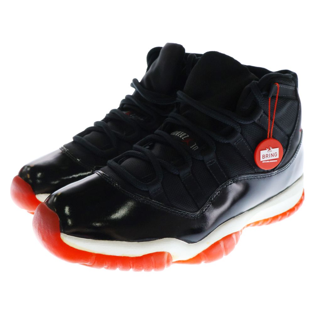 NIKE ナイキ 【観賞用】1995年製 AIR JORDAN 11 ORIGINAL BRED 130245-062 エアジョーダン 11 オリジナル ブレッド ハイカットスニーカー ブラック US10/28.0cm NIKE (ナイキ) 【観賞用】1995年製 AIR JORDAN 11 ORIGINAL BRED