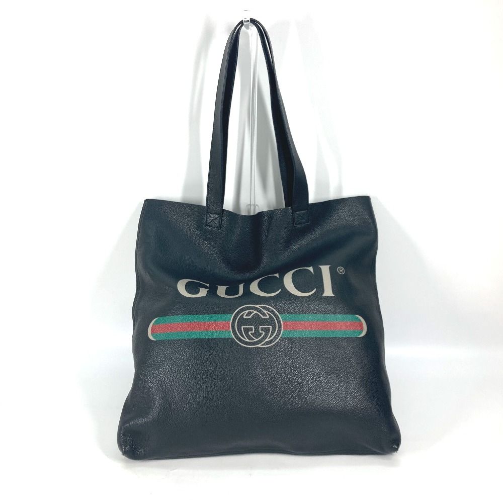 GUCCI グッチ トートバッグ ロゴプリント 572768 レザー - メルカリ