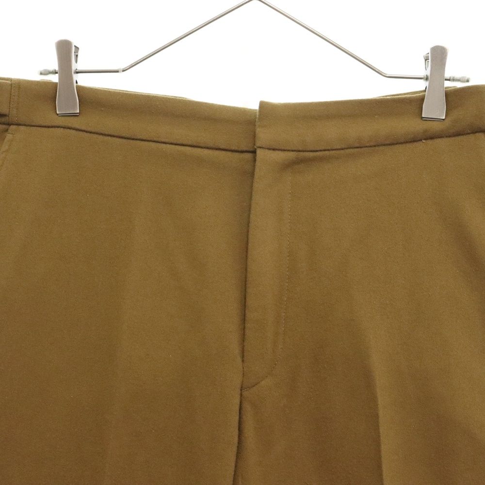 オーラリー ウールフランネルスラックス カーキ　メンズ AURALEE オーラリー 19AW SUPER SOFT WOOL FLANNEL SLACKS