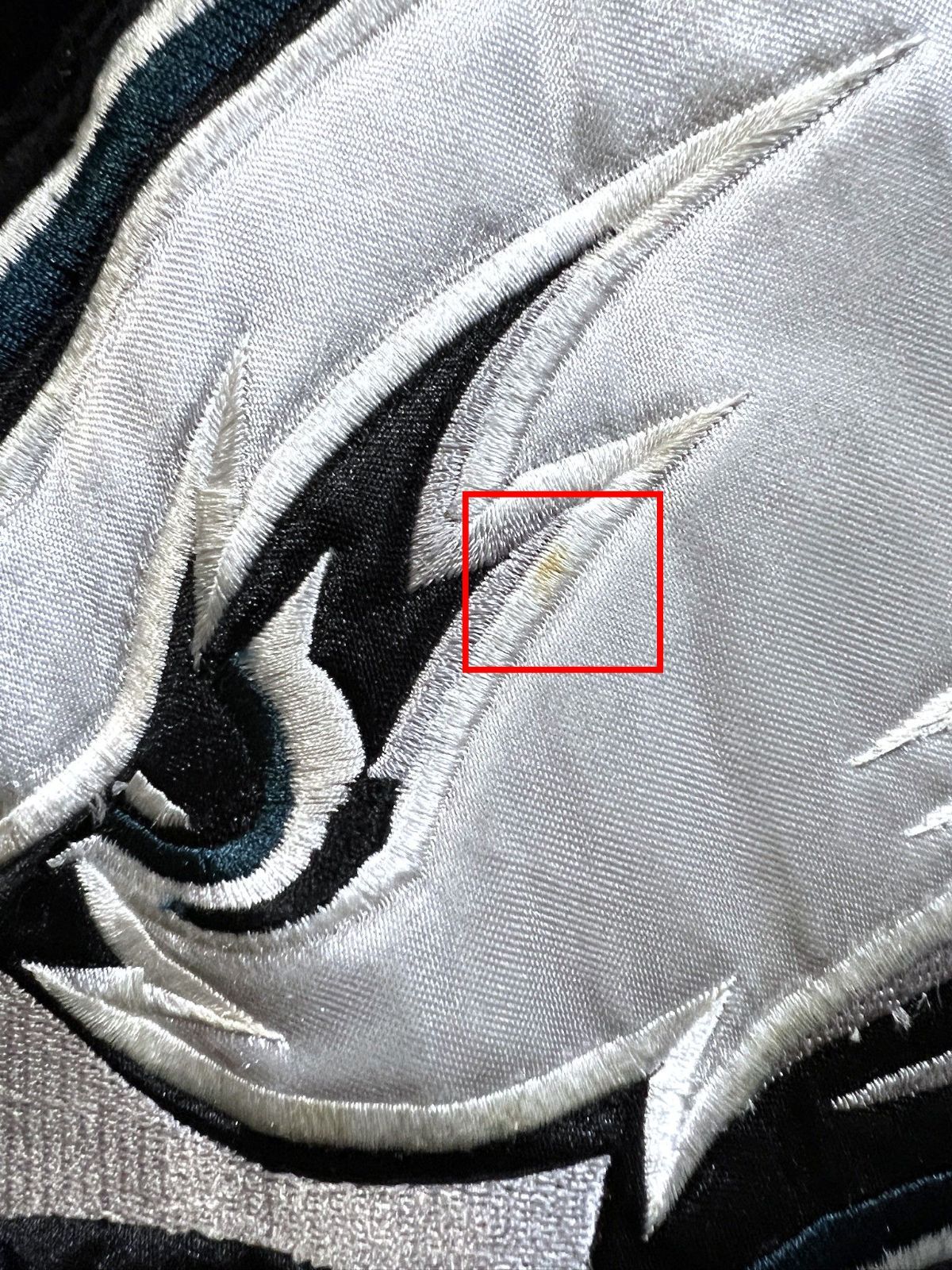 【希少】US古着 NFL フィラデルフィアイーグルス スエードレザー スタジャン 希少】US古着 NFL フィラデルフィアイーグルス スエードレザー