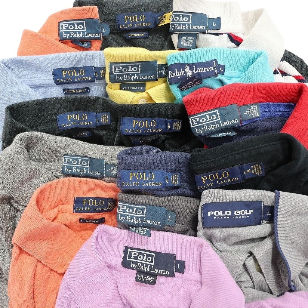 古着卸 まとめ売り ラルフローレン ポロシャツ 16枚セット (メンズ  