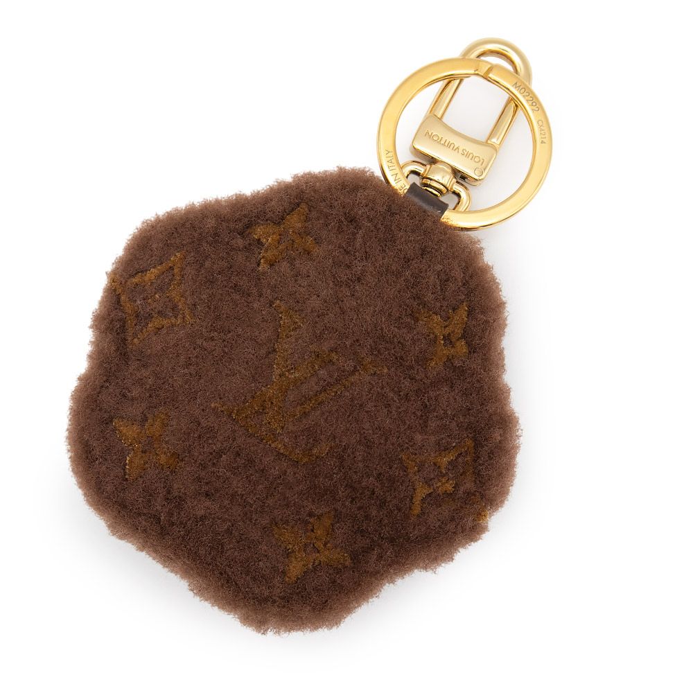 LOUIS VUITTON✨レザー　キーホルダー　キーリング　LVロゴ ブラウン 極美品！LOUIS VUITTON レザー キーホルダー - メルカリ