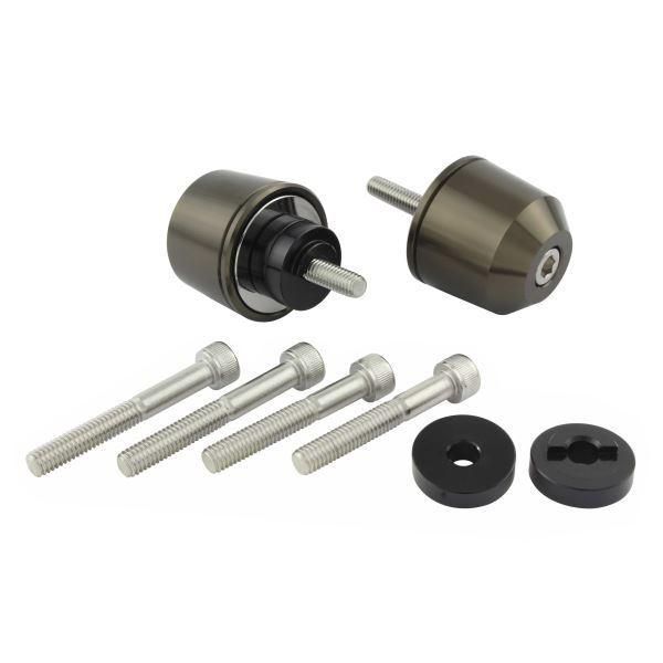 PCX125/PCX150(2018-2021) 用 ミドルウェイトバーエンドキャップ M6タイプ チタン｜ポッシュフェイス/POSH