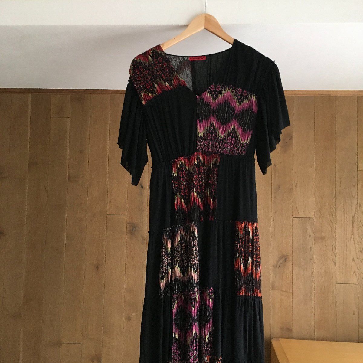 【美品】ヴィヴィアンタム　パワーネットロングワンピース　サイズ38 極美品 VIVIENNE TAM(ヴィヴィアンタム パワーネット ワンピース