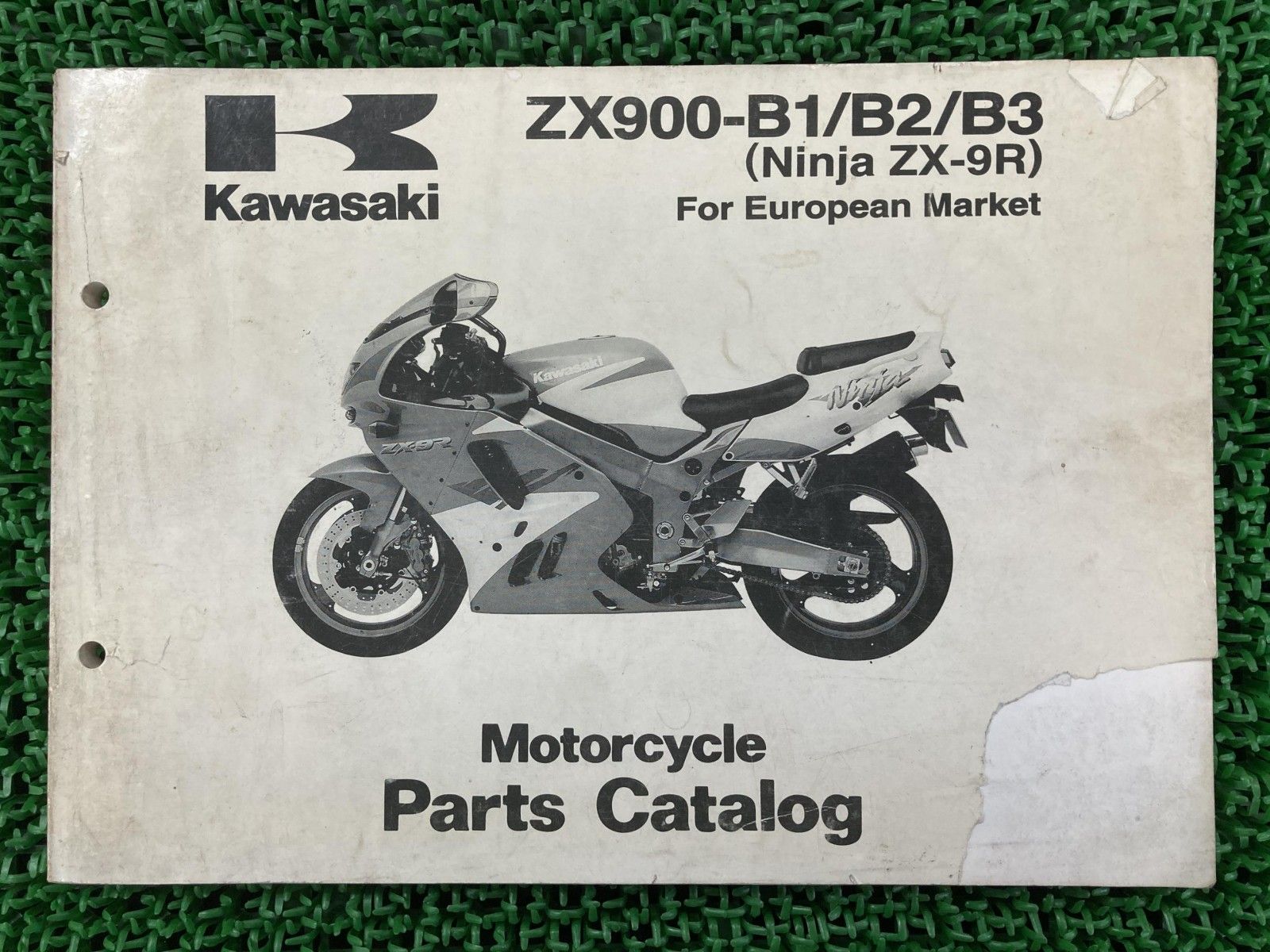 作品名　[ひ] ZX-9R パーツリスト 英語版 カワサキ 正規 中古 バイク 整備書 ZX900