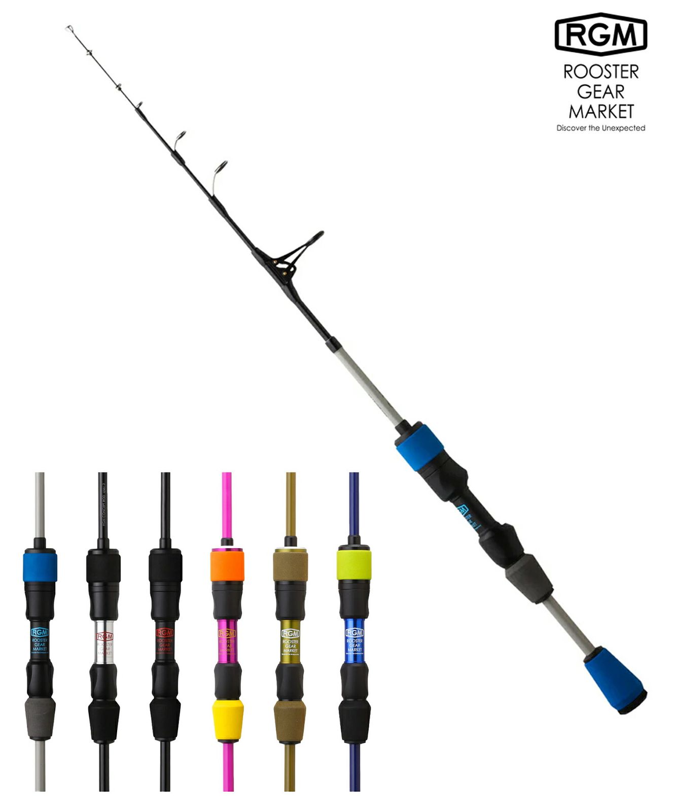 ムラスポ公式 ROOSTER GEAR MARKET ルースターギアマーケット SPEC.2 7.5 フィッシング ロッド コンパクト RGM ムラサキスポーツ