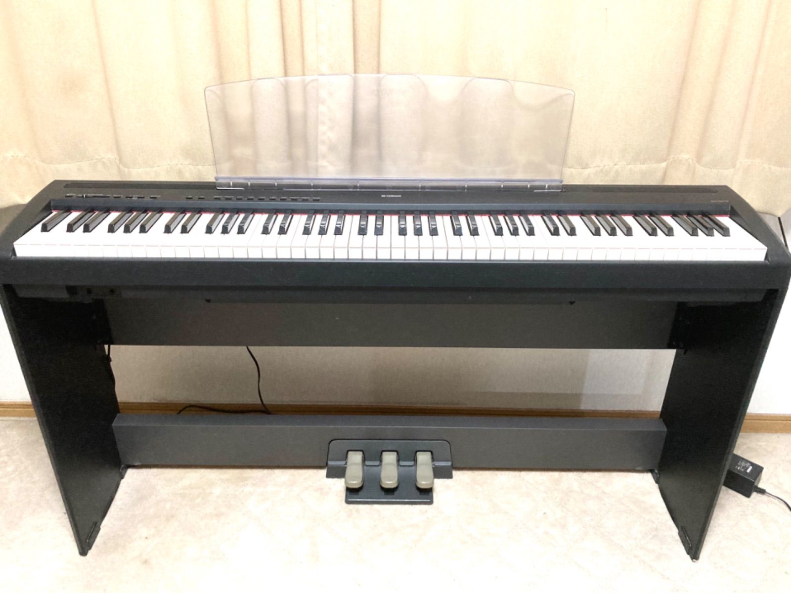 引き取り　美品 電子ピアノ YAMAHA P-85 88鍵 引き取り 美品 電子ピアノ YAMAHA P-85 88鍵 - メルカリ
