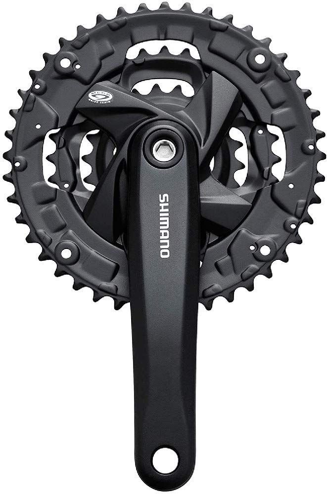 ブラック_170mm シマノ(SHIMANO) フロントチェーンホイール (MTB) FC-M371 44×32×22T 170mm 9S ブラック・対応BB 四角軸UN 122.5mm (LL123) EFCM371C422XL ACERA (アセラ)