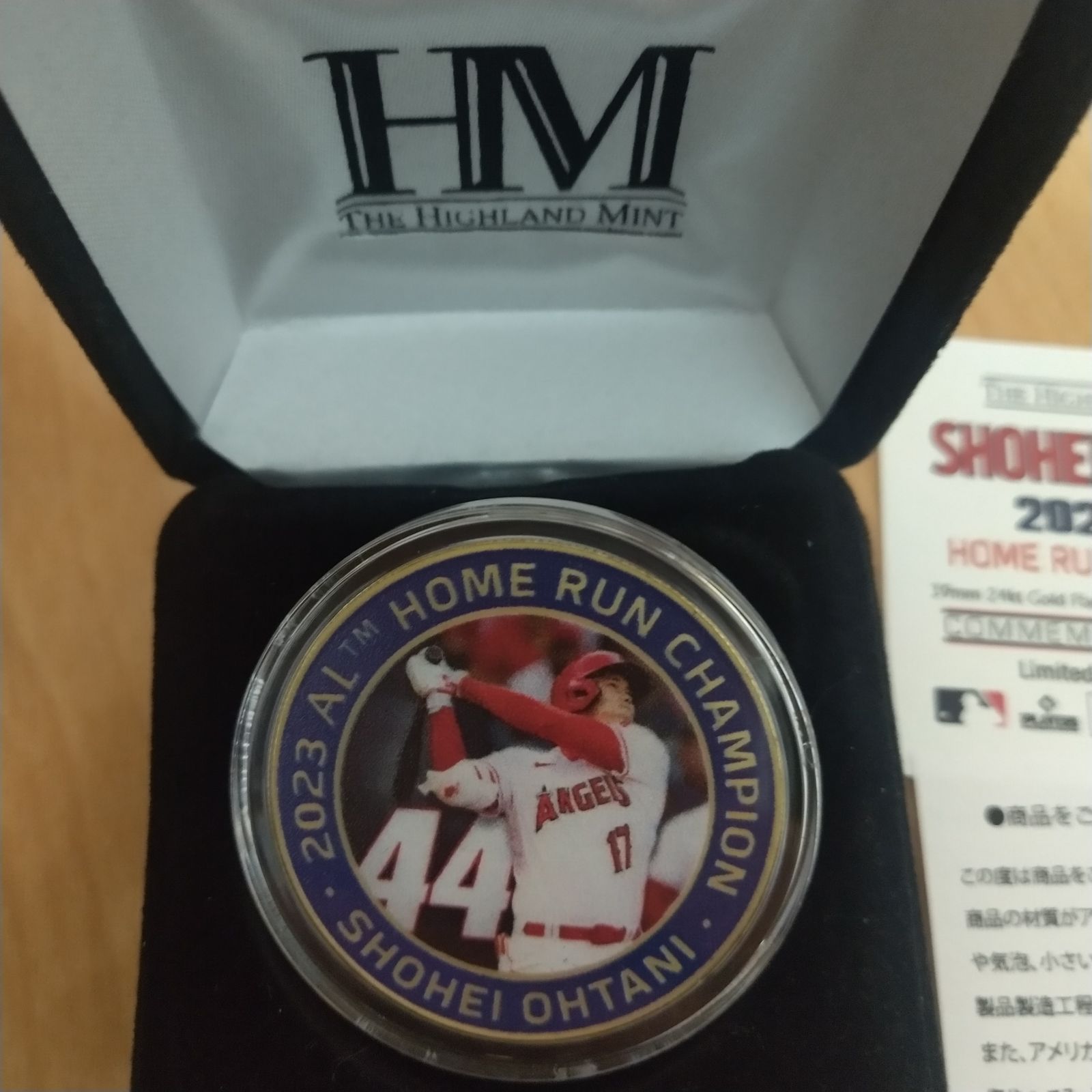 エンゼルス 大谷翔平 2023 AL HR王獲得 記念ゴールドコイン - メルカリ