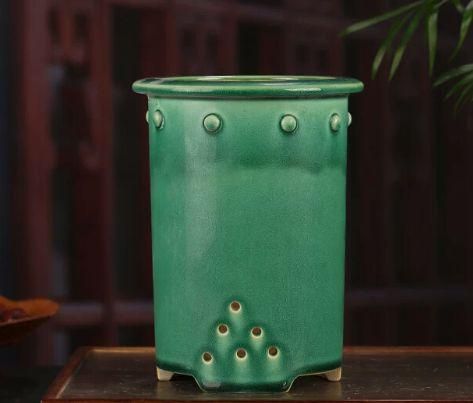 盆円口鼓丁鉢 盆栽鉢 植木鉢 小品盆栽鉢 大品盆栽鉢