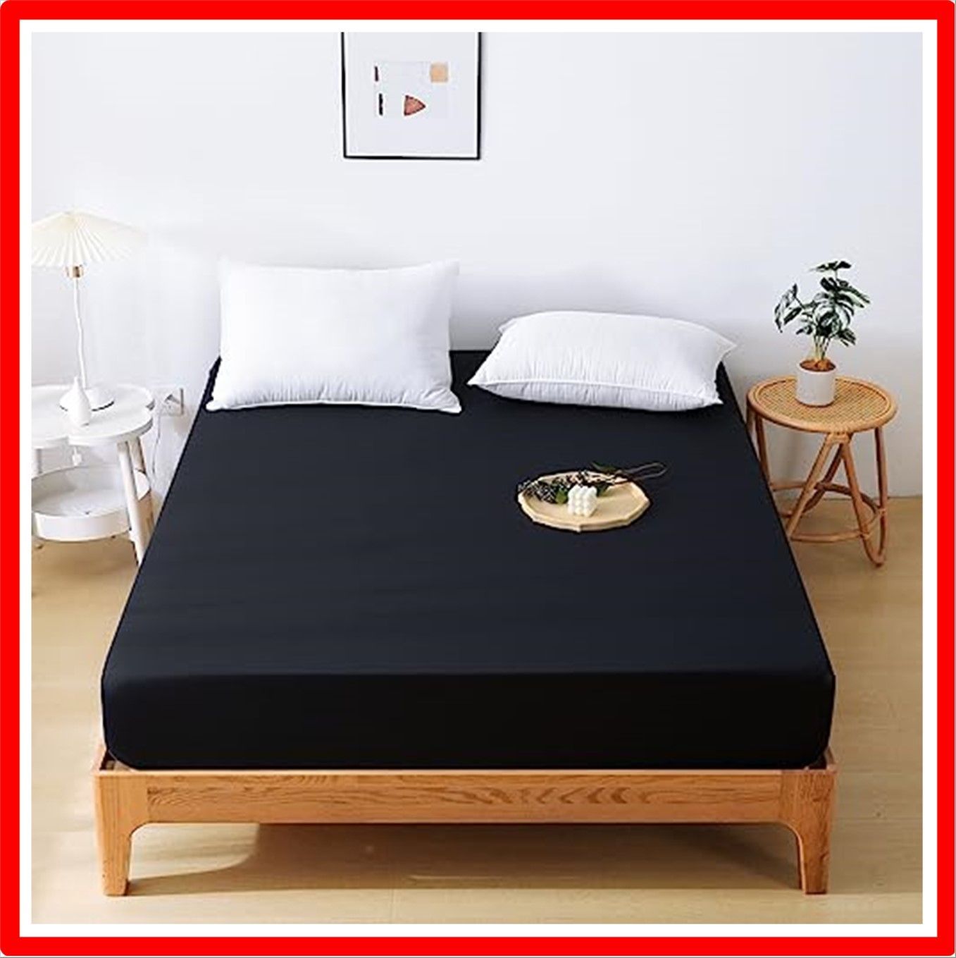 HEVUMYI 吸水速乾シーツ ボックスシーツ Bed Season 厚さ5~30cmの in com: All 7-Piece - Set Comforter King 厚さ5~30cmのマットレスに適用 Contemporary