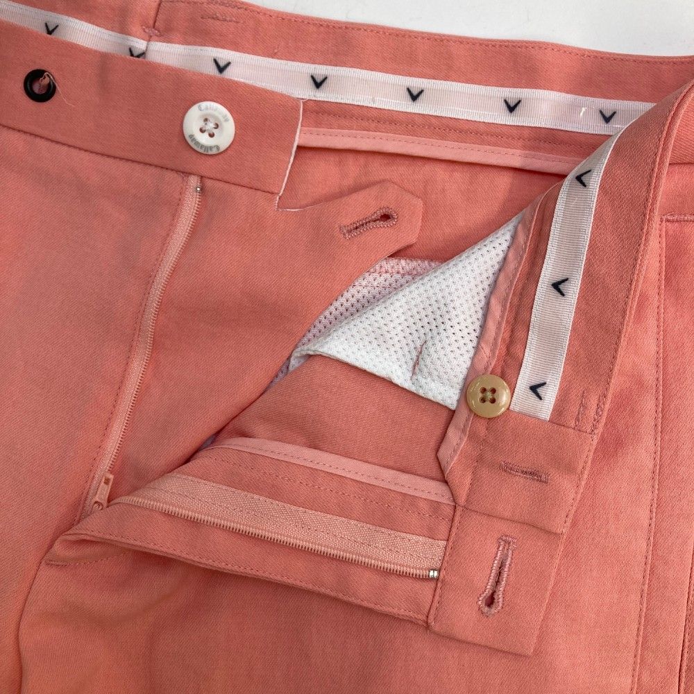 キャロウェイ レッドレーベル ハーフ ショート パンツ ピンク Lサイズ