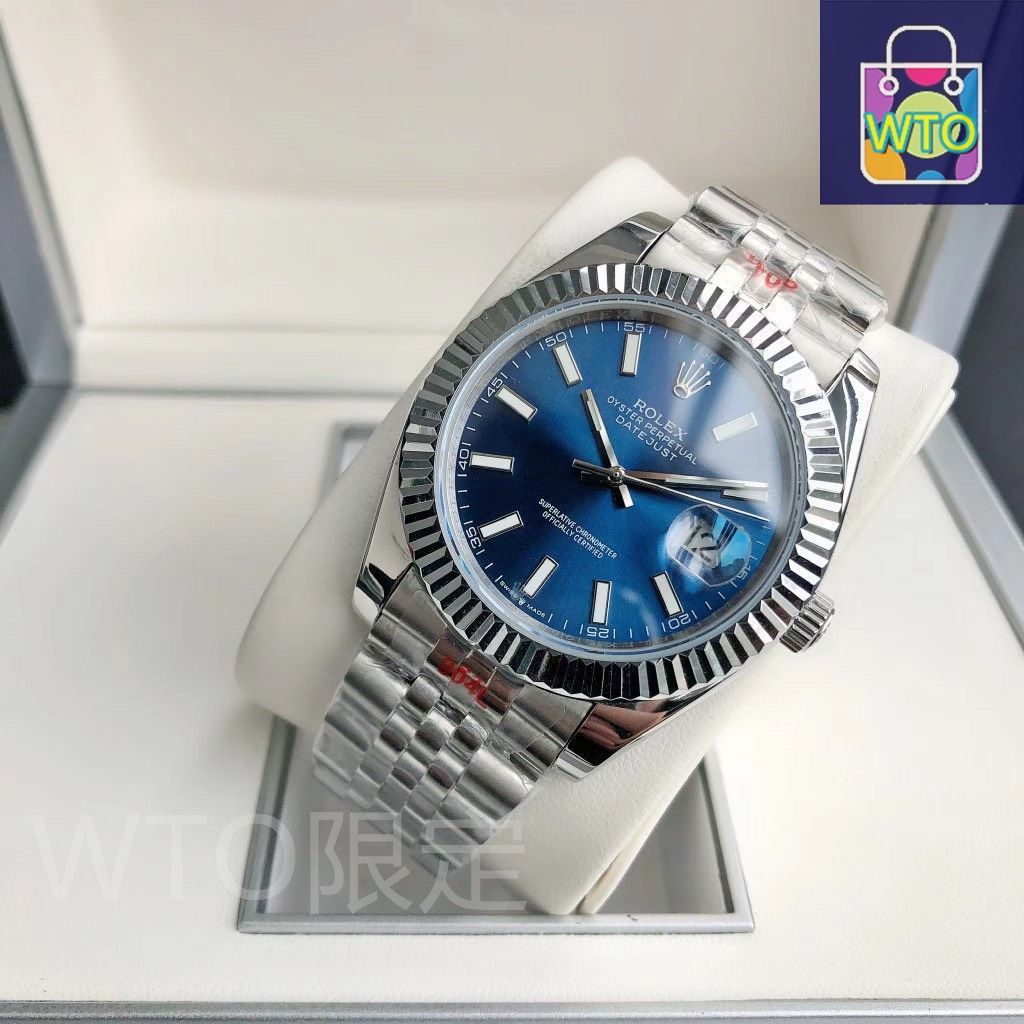 ROLEX 自動巻き 腕時計 青 ご購入大歓迎です ROLEX未使用です 新品の男性用腕時計です 自動