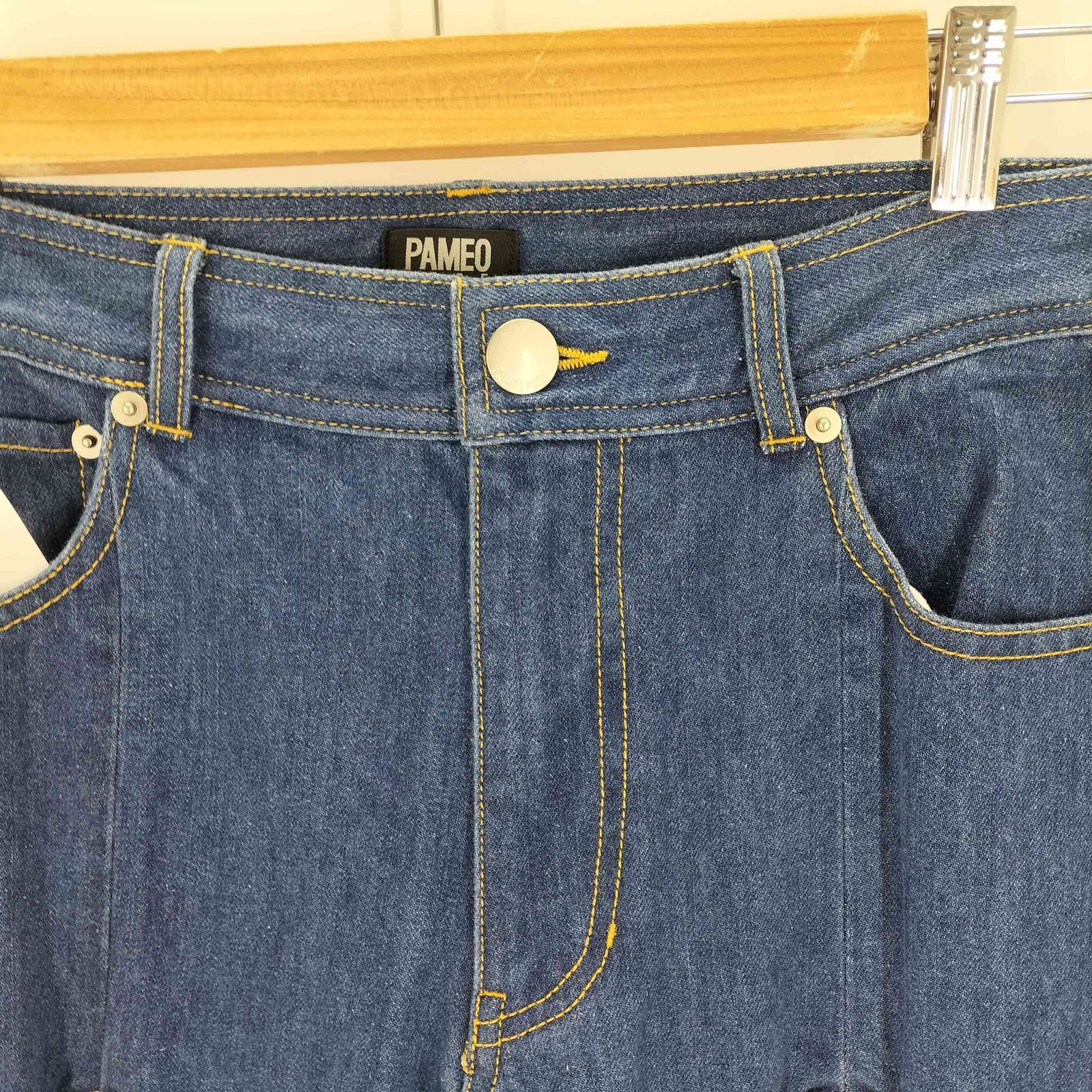 パメオポーズ Pameo Pose Belted Skinny Denim レディース JPN：M