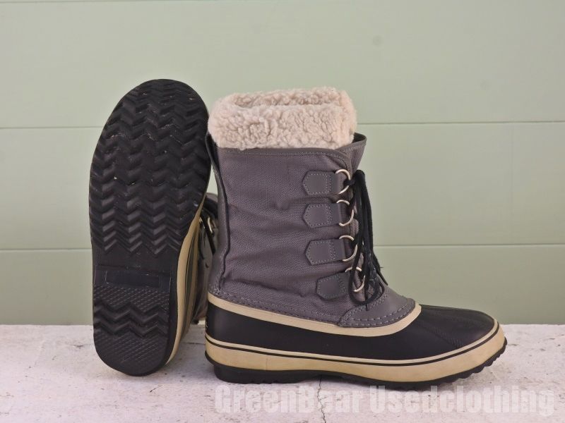 メンズ ソレル SOREL スノーブーツ ナイロン グレー 40 25cm Z013