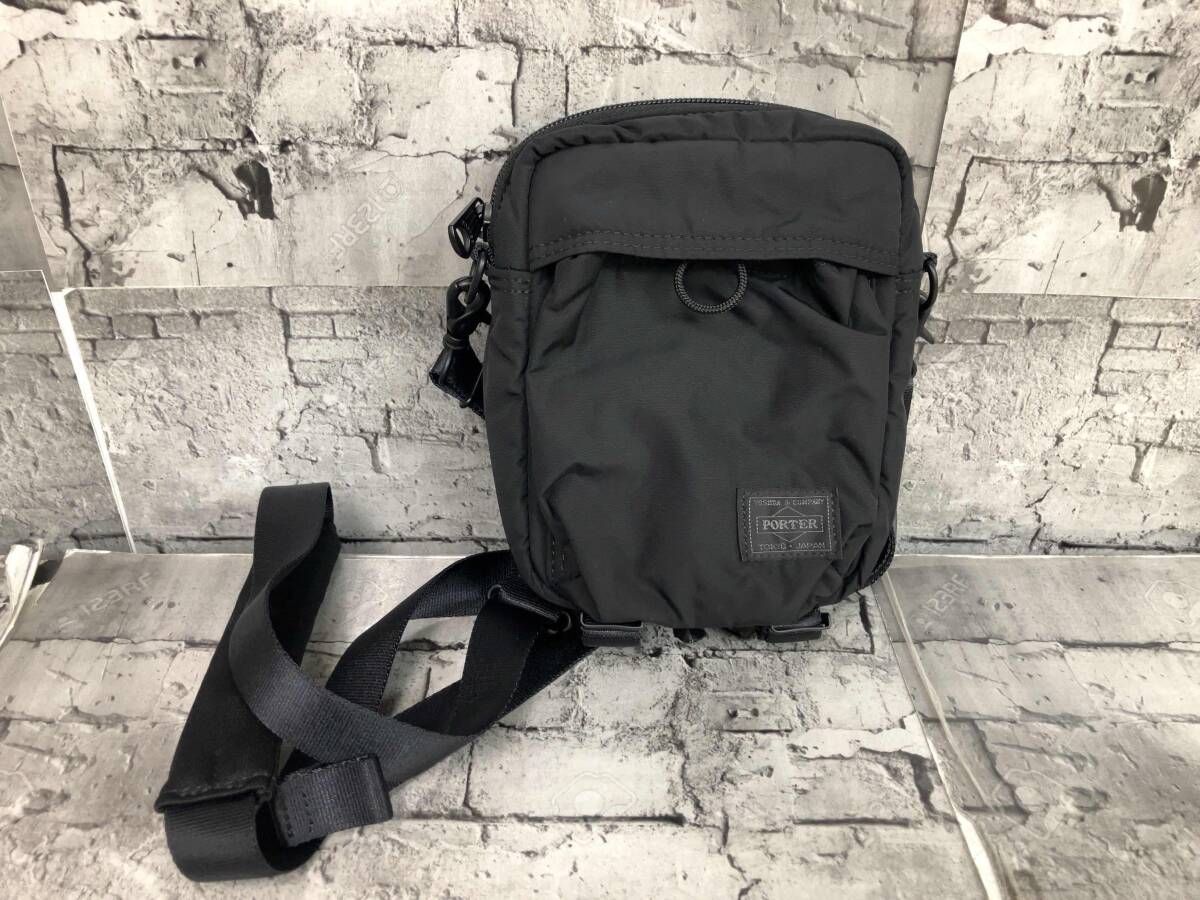 PORTER ポーター SENSES センシズ VERTICAL SHOULDERBAG バーティカルショルダーバッグ ブラック