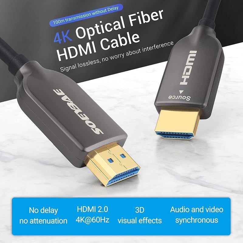 光ファイバーHDMI ケーブル