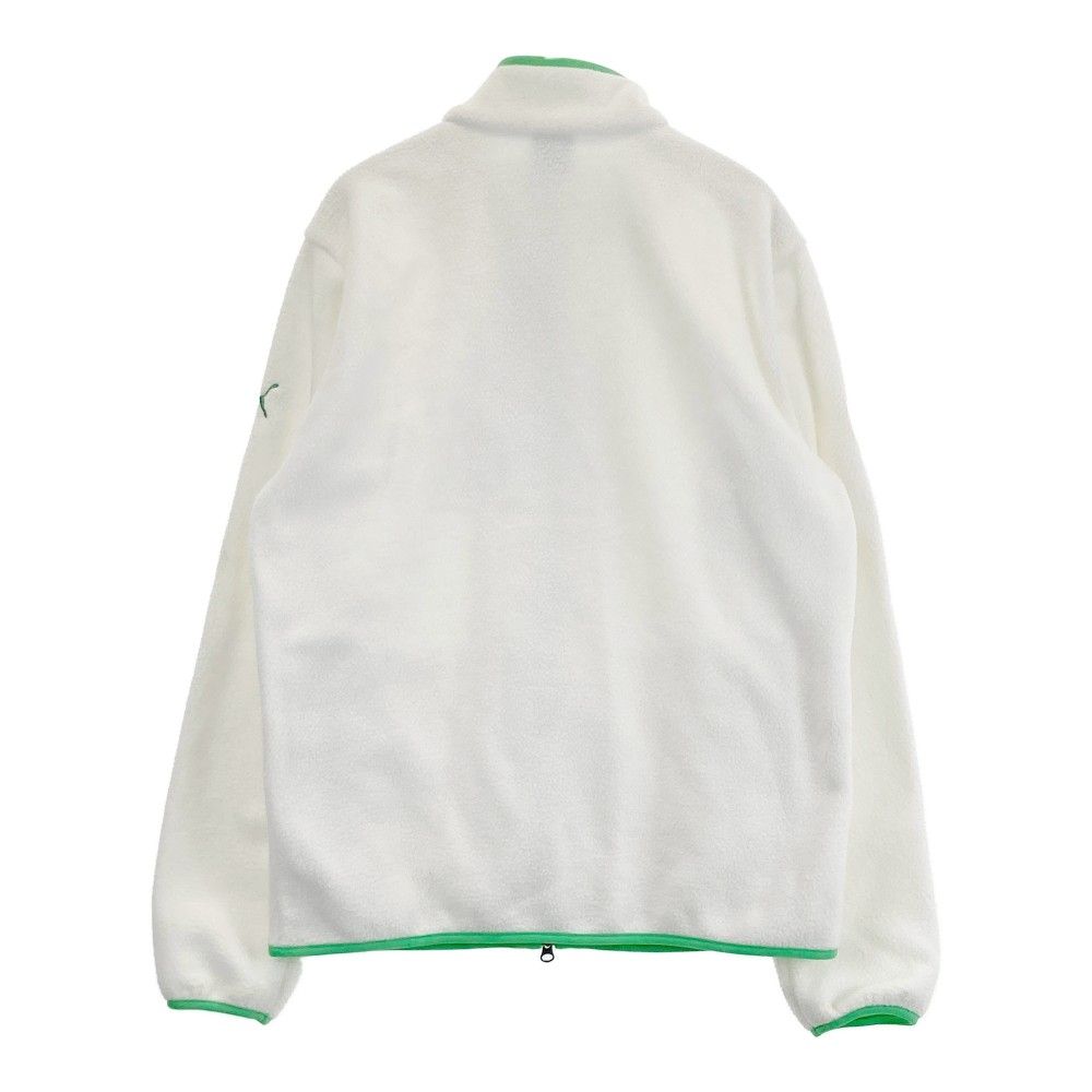 サイズ：L PUMA GOLF プーマゴルフ フリースジャケット ホワイト系