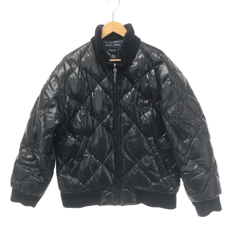 Polo Sport ダウンジャケット M 黒 レディース] 1990's POLO SPORT ダウンジャケット ブラックx