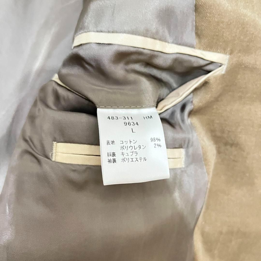 ポールスミス ロンドン レーヨンベロア ベルベットテーラードジャケット L KANDAIZUMI_COM