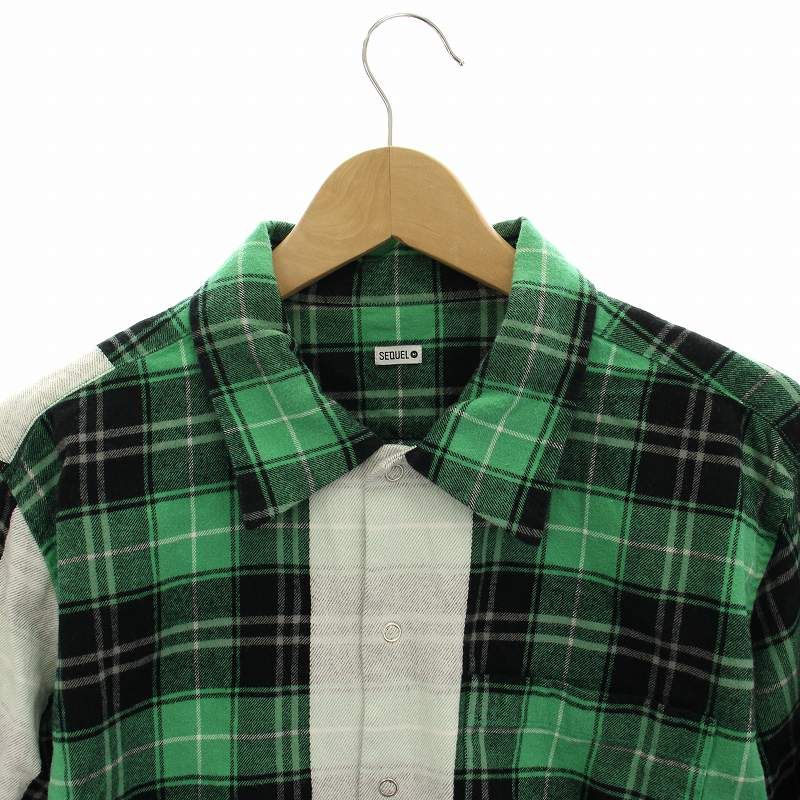 シークエル SEQUEL LINE NEL CHECK SHIRT ネルシャツ 長袖 シークエル SEQUEL LINE NEL CHECK SHIRT ネルシャツ 長袖