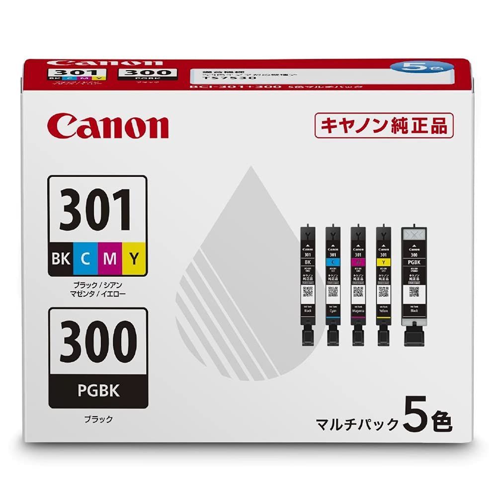 在庫 キヤノン BCI-301 300|5MP 小
