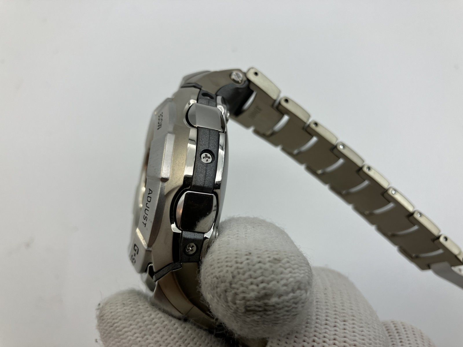 Ｇ－ＳＨＯＣＫ　ＧＷー１２００ＧＪー９ＡＪＦ　アナデジ　電波ソーラー　ＳＳ　ケース幅約４５ｍｍ　腕周り約２０ｃｍ　メンズ　送料無料 G－SHOCK GWー1200GJー9AJF アナデジ 電波ソーラー