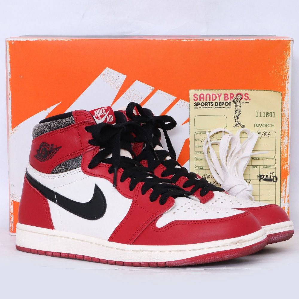 25.5cm NIKE Air Jordan 1 High OG Lost & Found/Chicago DZ5485-612 