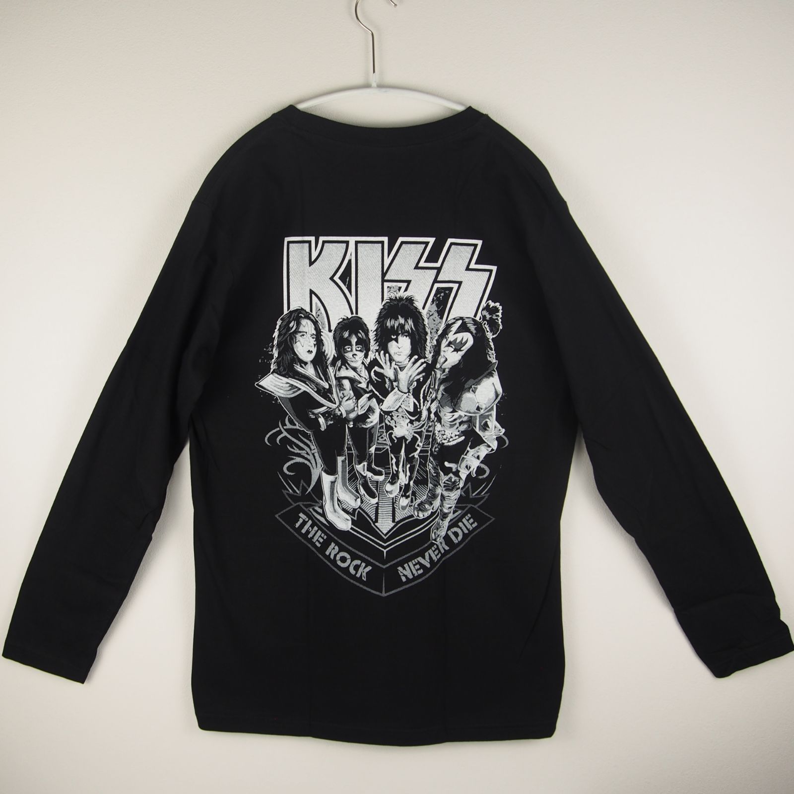 KISS ロンTシャツ Lサイズ 黒 KISS ロンTシャツ Lサイズ 黒 【公式通販】