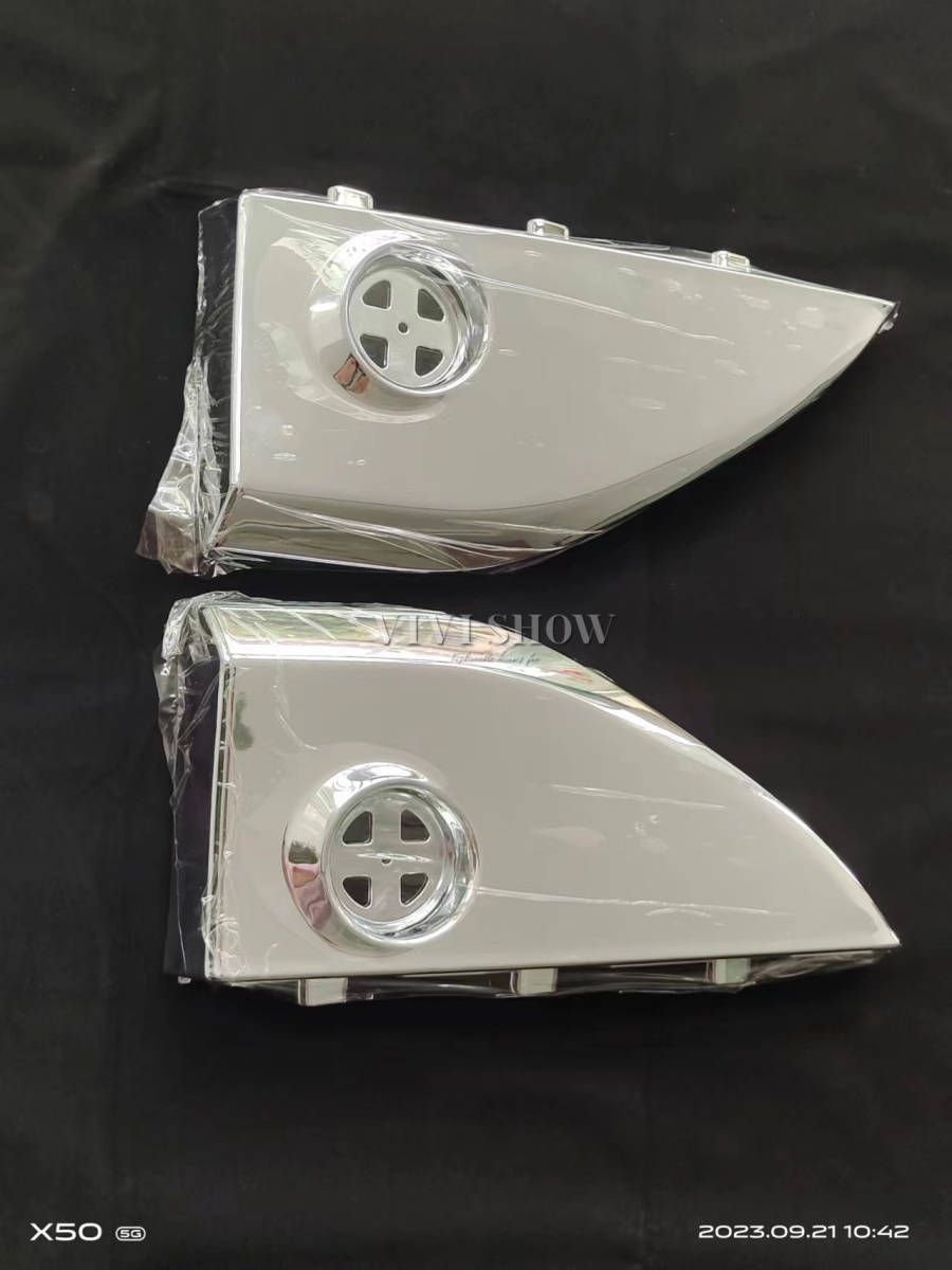 新品 日野 17レンジャー メッキ ステップスカート ハイタイプ L/R 交換式　デコトラsto030